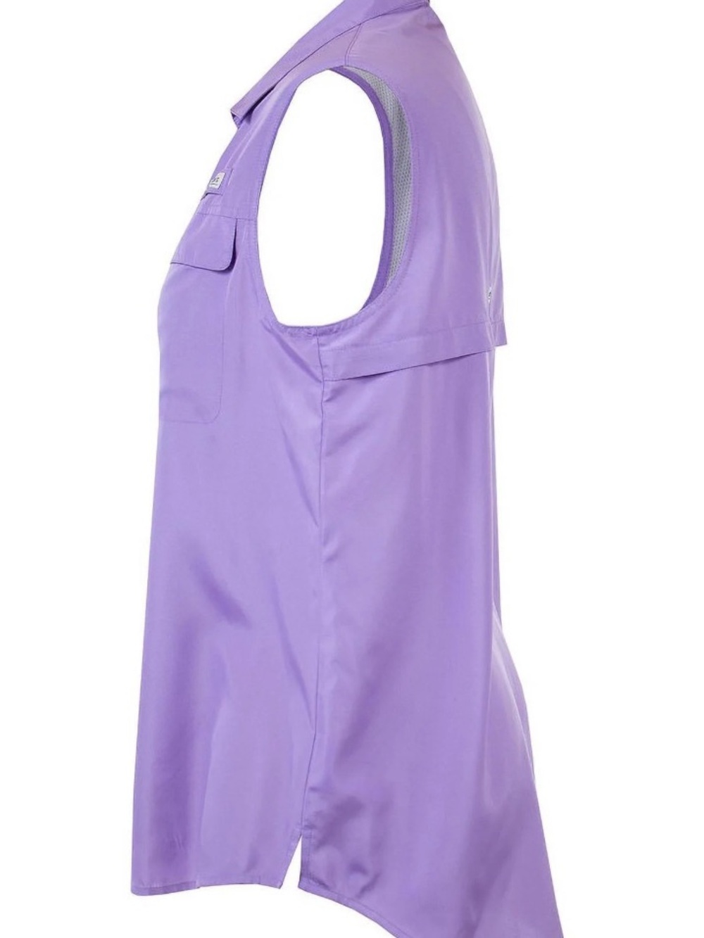 NWT HABIT OUTDOORS Ladies Pike's Pier sleeveless shirt vibrant purple SPF 40 M - Picture 4 of 16